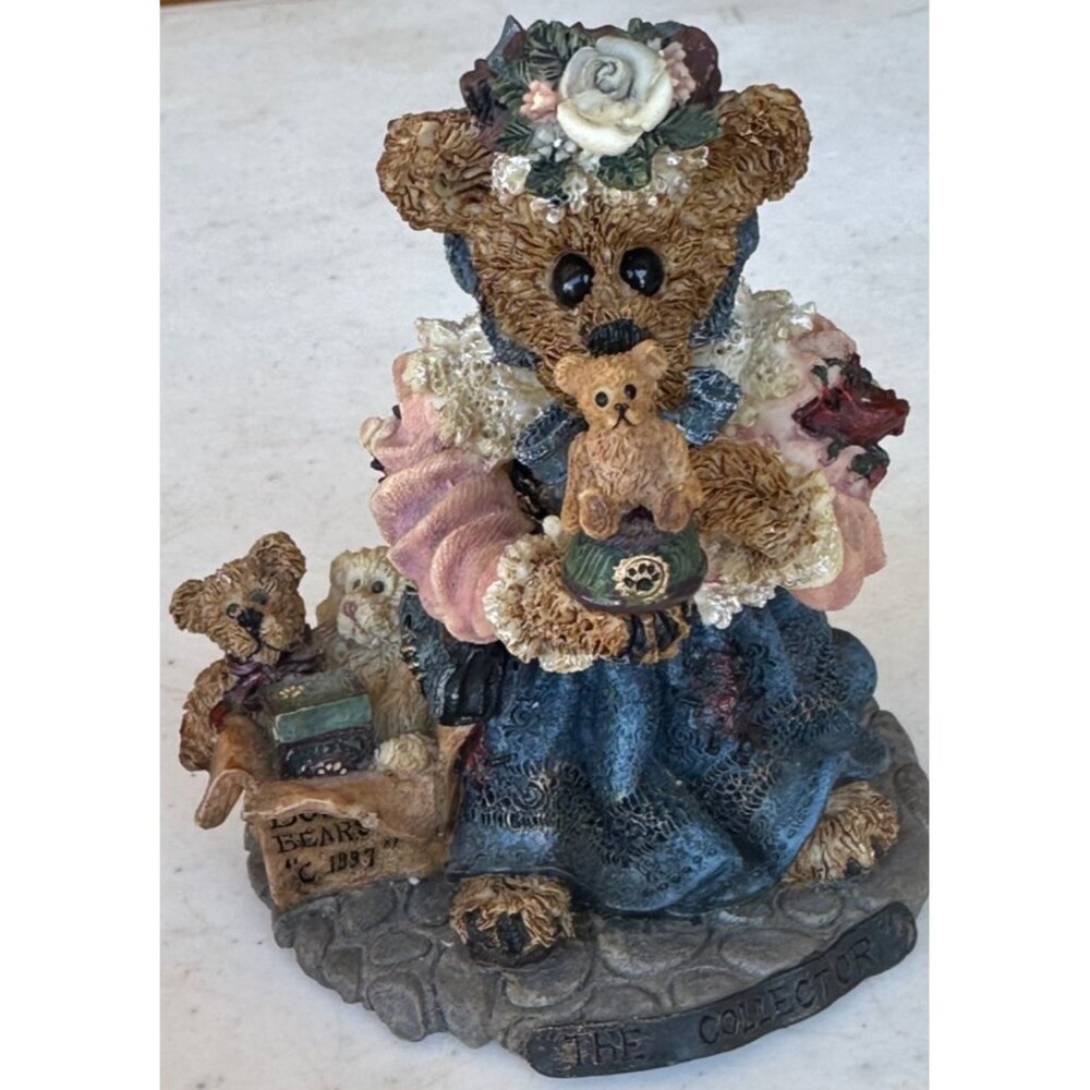 VTG 1998 The Boyds Collection Collectible Bear Trinket #227707 "The Collector"